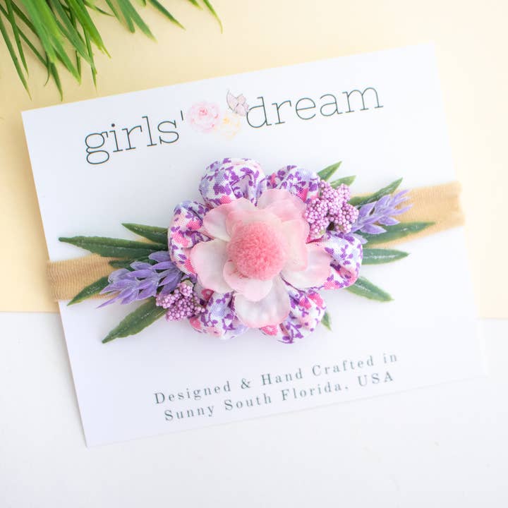 Flower Headband - Girls Headband - Headband - Baby Headband for wholesale by Girls' Dream