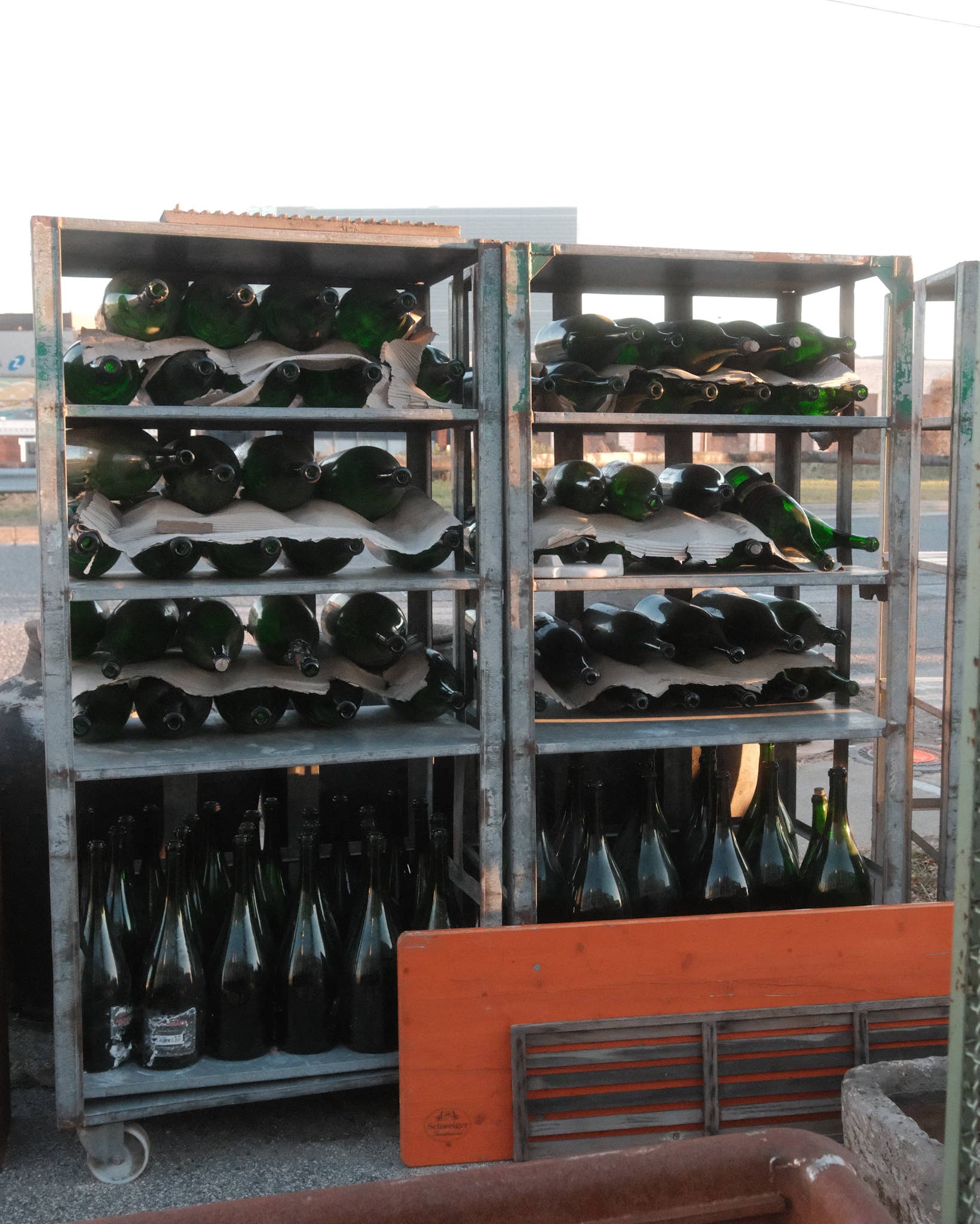 Golden Oldies Antiques – wholesale Decorative tabletop object – Methuselah Oversized Wine Bottle4