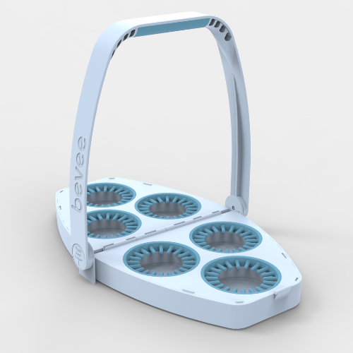 Bevee - Wholesale Serving Tray - 6-Cup Reusable Drink Carrier 1