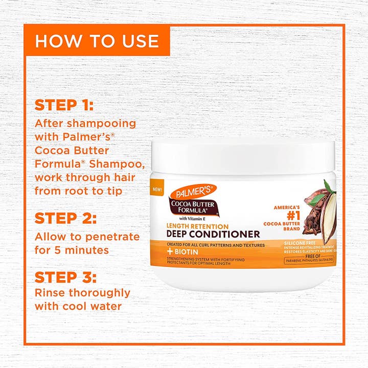 KT Supply - Wholesale Hair Conditioner - Palmer's Cocoa Butter Formula Deep Conditioner - 12oz2