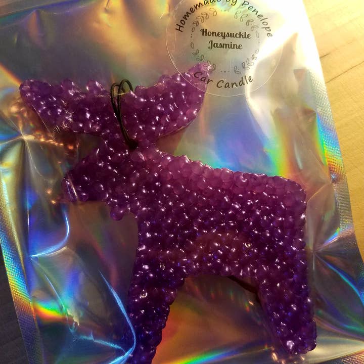 Homemade by Penelope - Wholesale Luchtverfrisser voor in de auto - Uniseks - Eland auto geur/auto freshie/autoverfrisser1