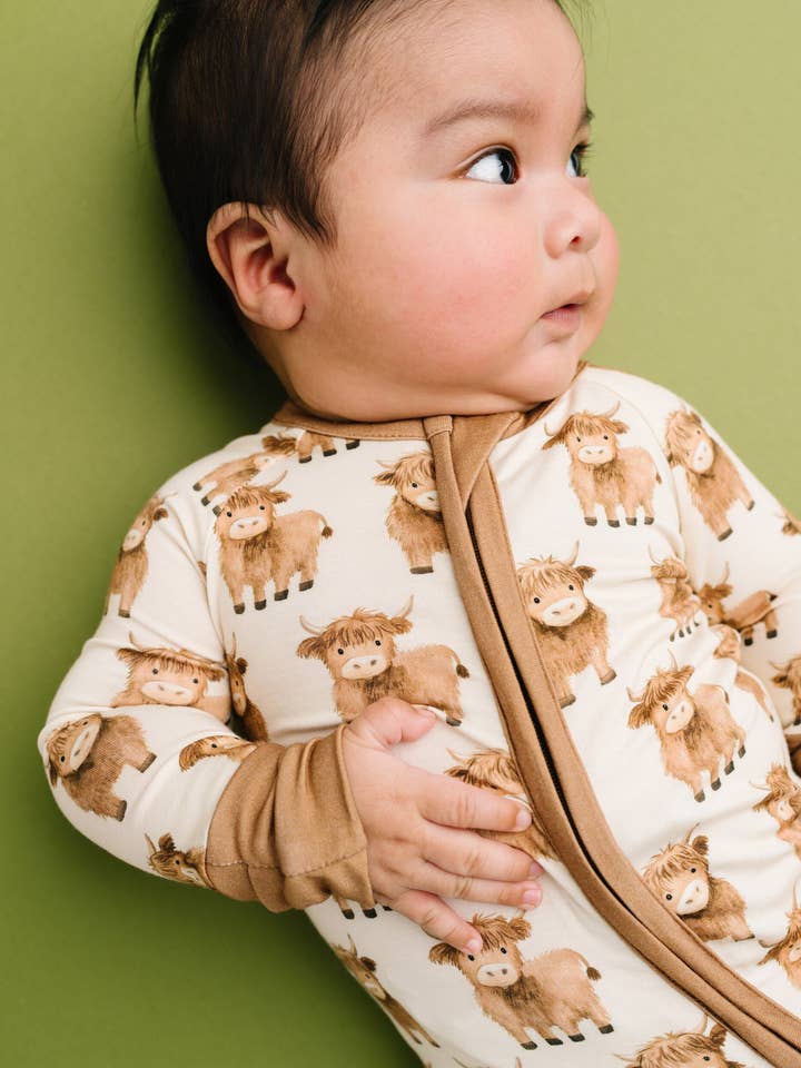 Little One Shop - Wholesale Sleepsuit - Baby - Mini Highland Bamboo Sleeper5