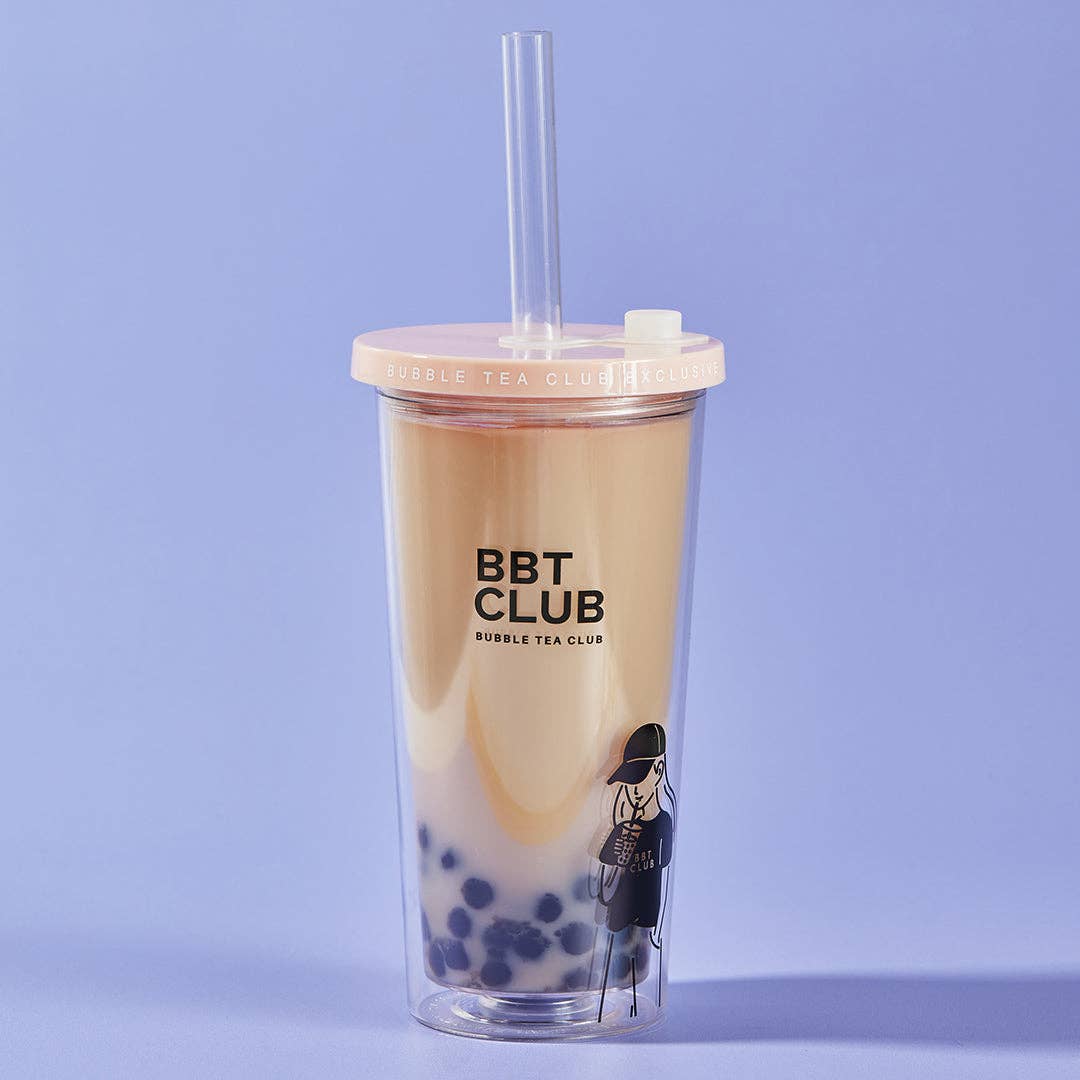 Bubble Tea Club – Engroshandel Drikkeglas/kop – Genanvendeligt bubble tea glas sæt5