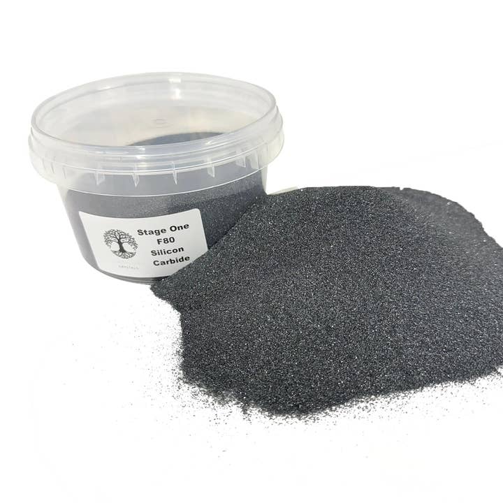 Iridium Direct - Vendita all'ingrosso Attrezzature per lavoretti e fai da te - Grana in carburo di silicio Shropshire Crystals™ Stage One F80 da 500 g