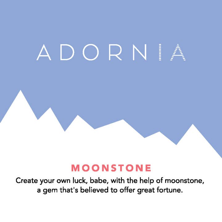 Adornia - Wholesale Choker/Collar - Rosary Choker Necklace moonstone black spinel silver3