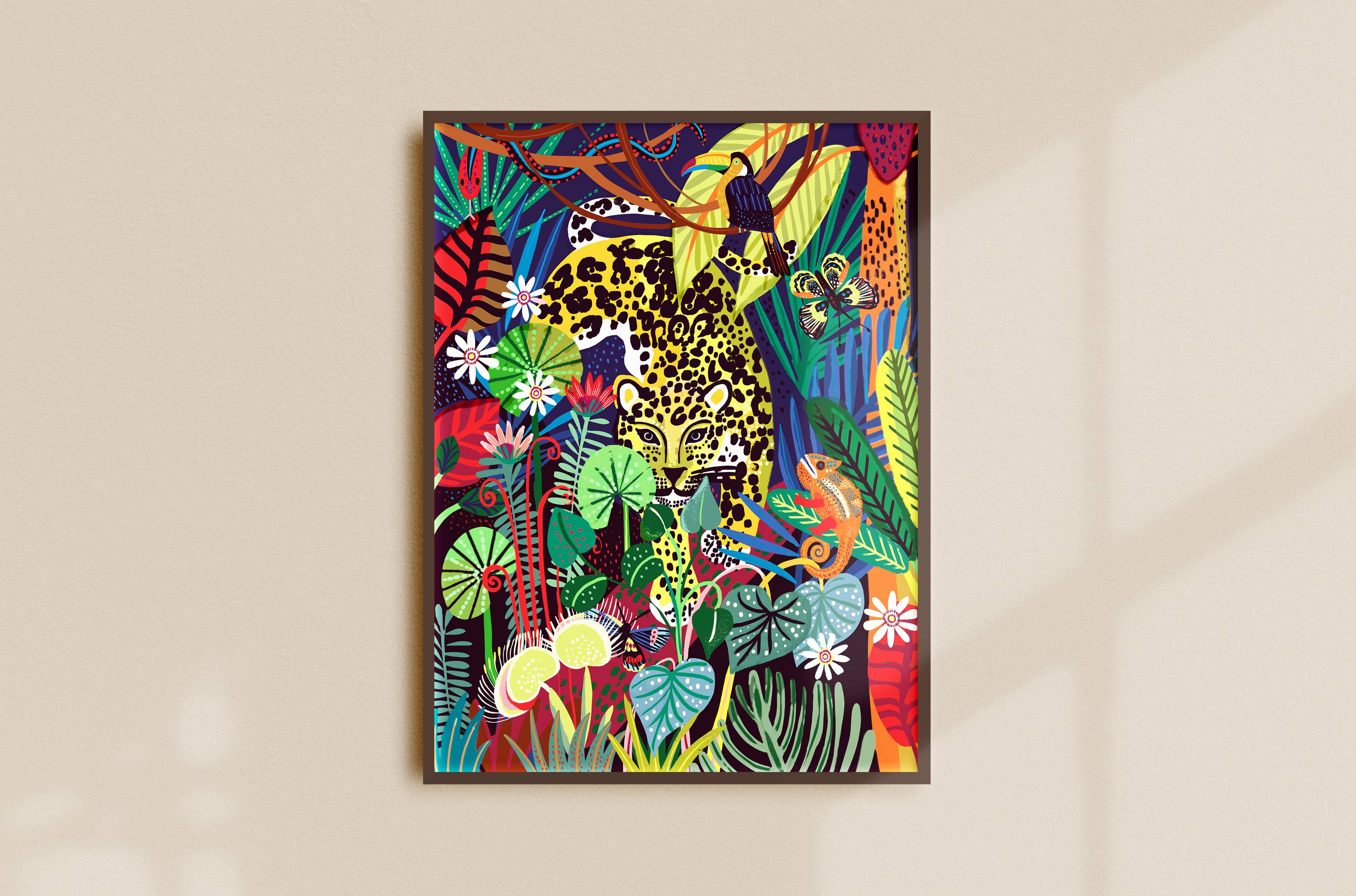 Anja Jane - Vendita all'ingrosso Stampa artistica - Stampa artistica madre Jaguar