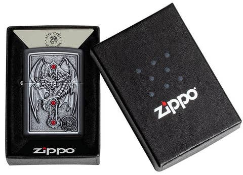 Zippo Manufacturing Company - Wholesale Lighter - Winged Dragon Cross Design3