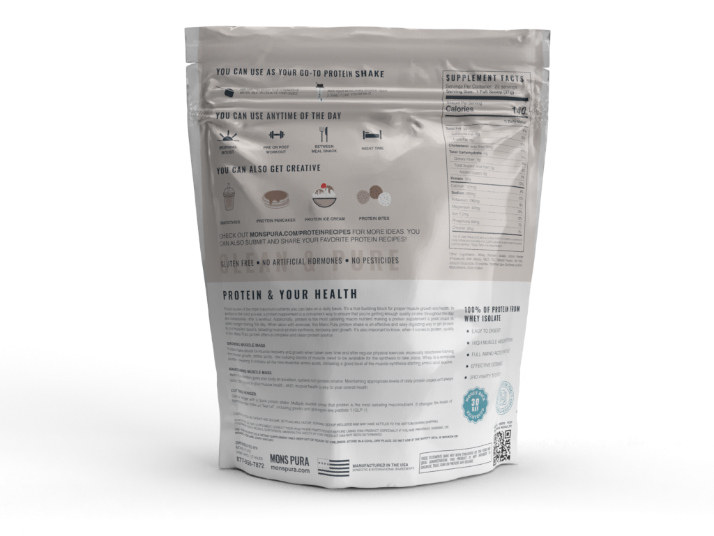 Mons Pura - Wholesale Protein/Superfood Powder - Whey Protein Isolate Designer7