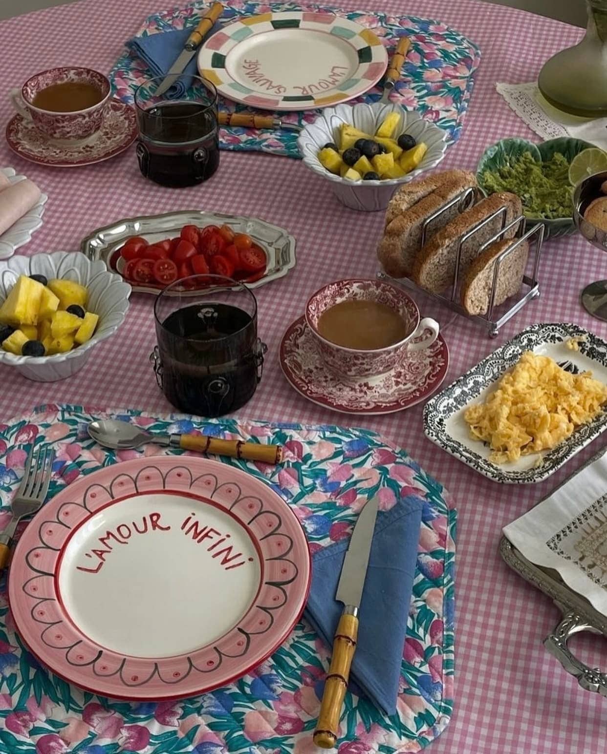 ACTOS - Wholesale Dinner Plate - L'Amour Infini Ceramic Dessert Plate2