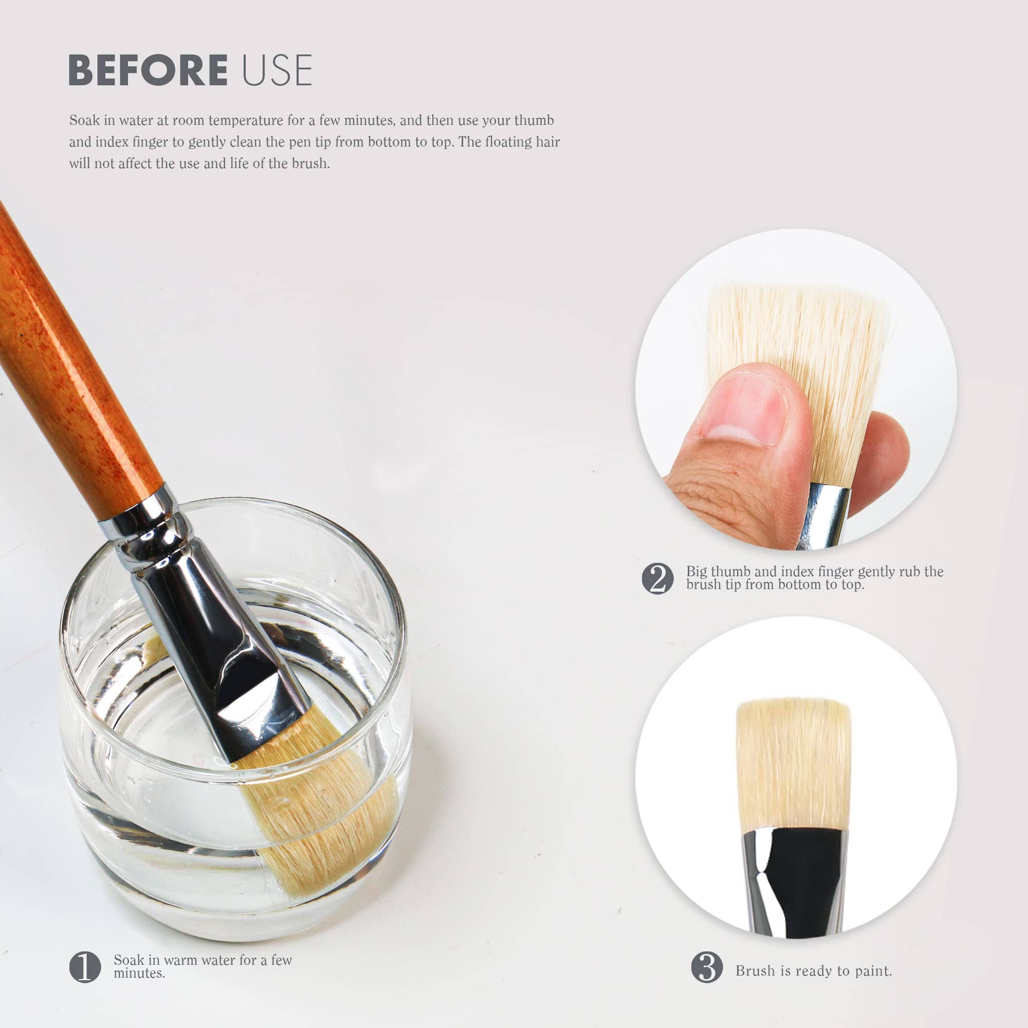 Artify - Wholesale Paint/Wax Brush - ARTIFY 15 pcs Professional Oil Paint Brush Set6