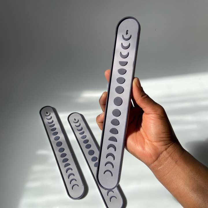 AlphaGrayArt - Wholesale Incense Holder - Jesmonite Moon Phase Incense Holder1