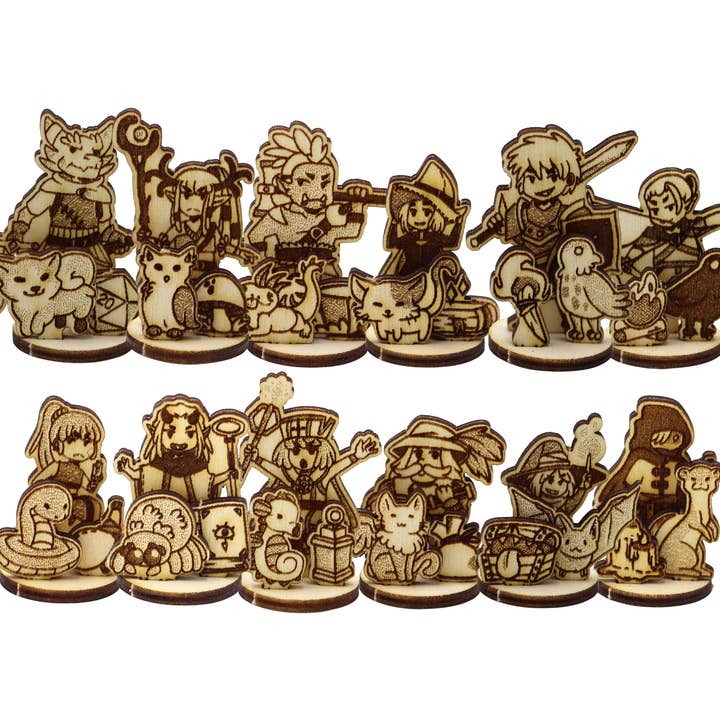 Miniaturas de Mesa Heros (Conjunto de 12) por atacado de CorvidArts