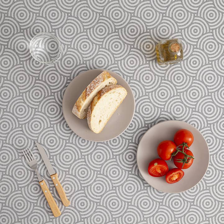 GAMUSI - Wholesale Tablecloth - Jacquard waterproof cotton tablecloth circles RING7