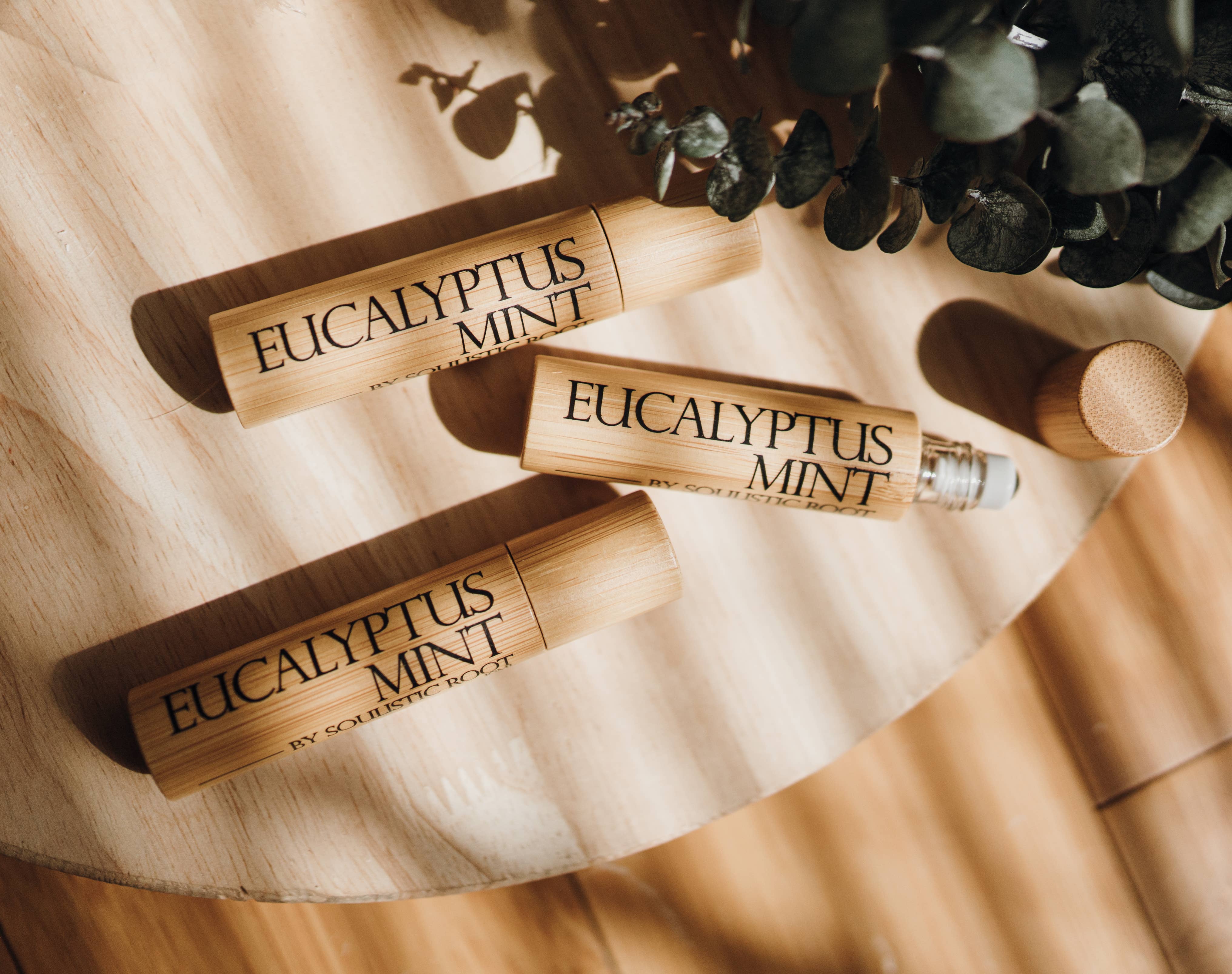 Soulistic Root - Essential Oils & Self Care Gifts - Wholesale Essential Oil Roll-On - Eucalyptus Mint Roller | Natural Essential Oil Roller1