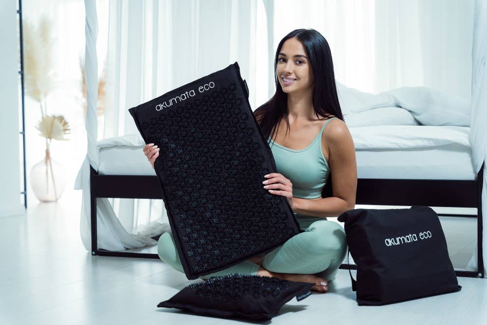 ACUS MED - Wholesale Fitness Equipment - Acupressure Mat | Acu Set | Reflexology Mat + Pillow AKUMATA32