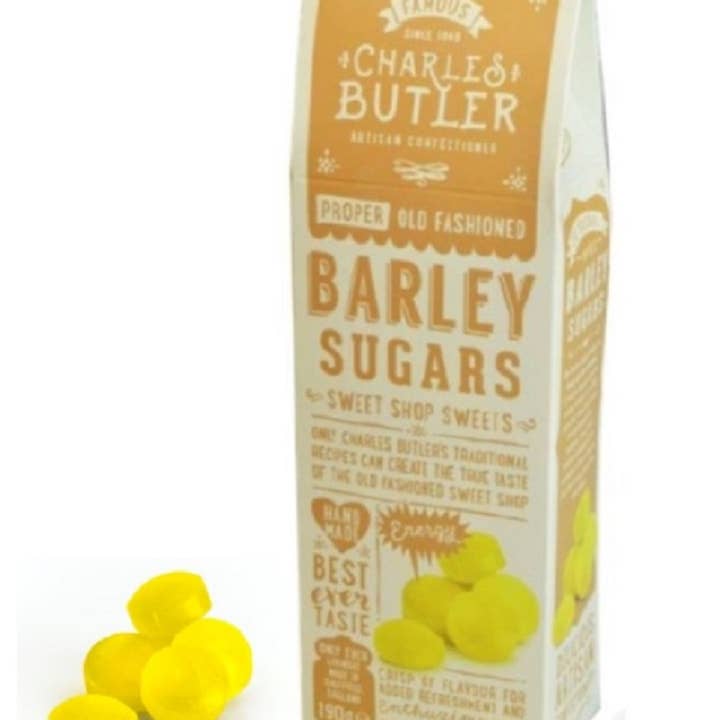 Charles Butler - Wholesale Hard Candy - Charles Butler Barley Sugars 190g