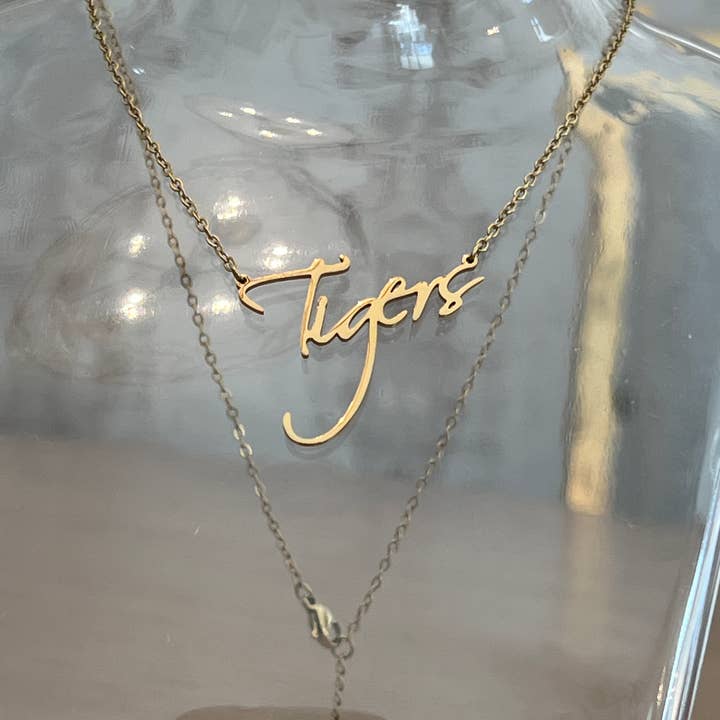 Steele Sloan Designs - Wholesale Pendant/Charm Necklace - Tigers Name Necklace - Tigers Gift - Auburn, Clemson, LSU3