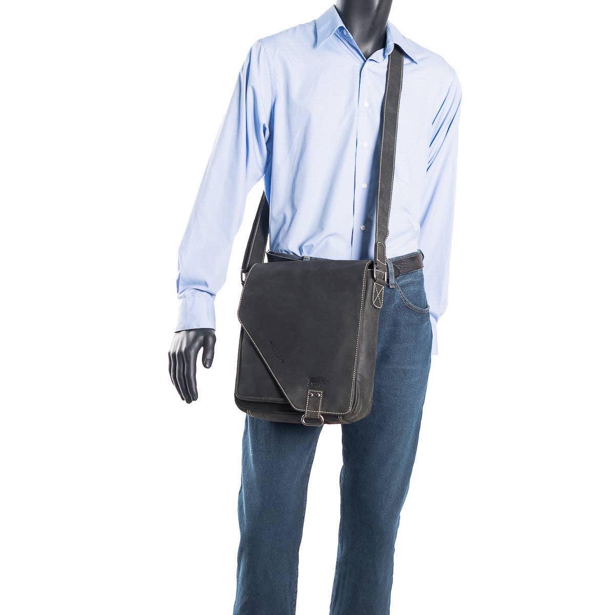 Arrigo - Wholesale Shoulder Bag - Women's - Arrigo Buffalo Leather Shoulder Bag with flap - 3 colours6