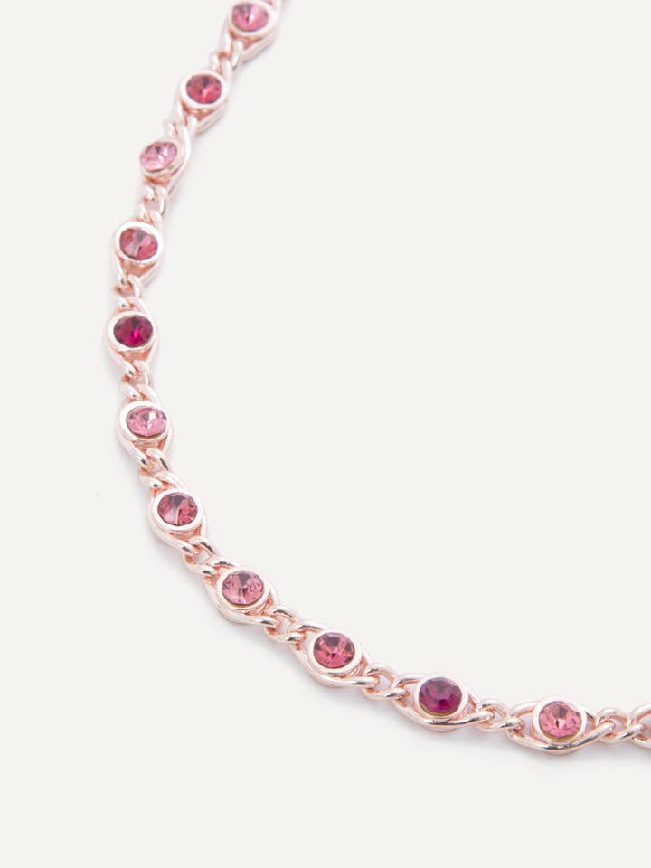 Gemma Anklet - Rosé for wholesale by Melania Clara