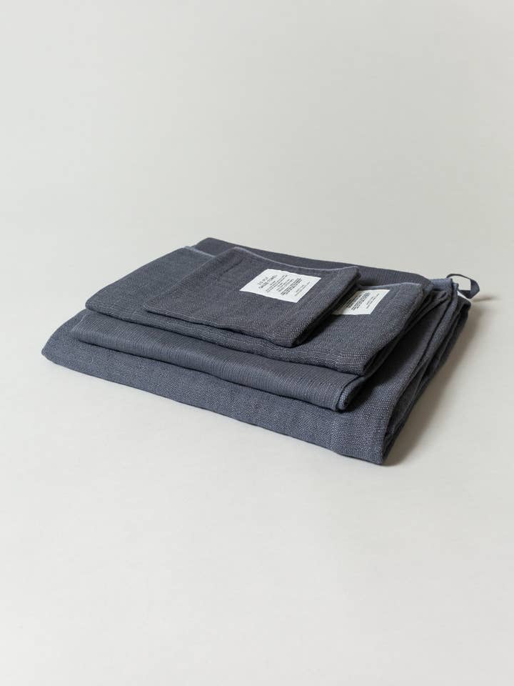 Asciugamano in garza a 2,5 strati, antracite per la vendita all'ingrosso da parte di Morihata International Ltd. Co.