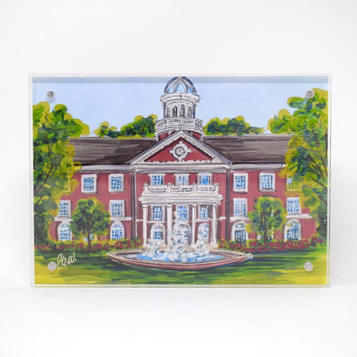 Elon Landmark Acrylic Block - 5x7 for wholesale by HAVE MERCY LLC