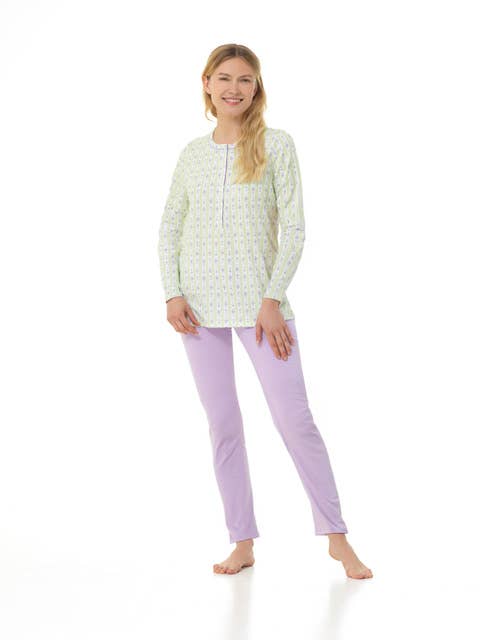 Långärmad pyjamas, Långa byxor, Lq175038 för wholesale av Linclalor S.P.A.