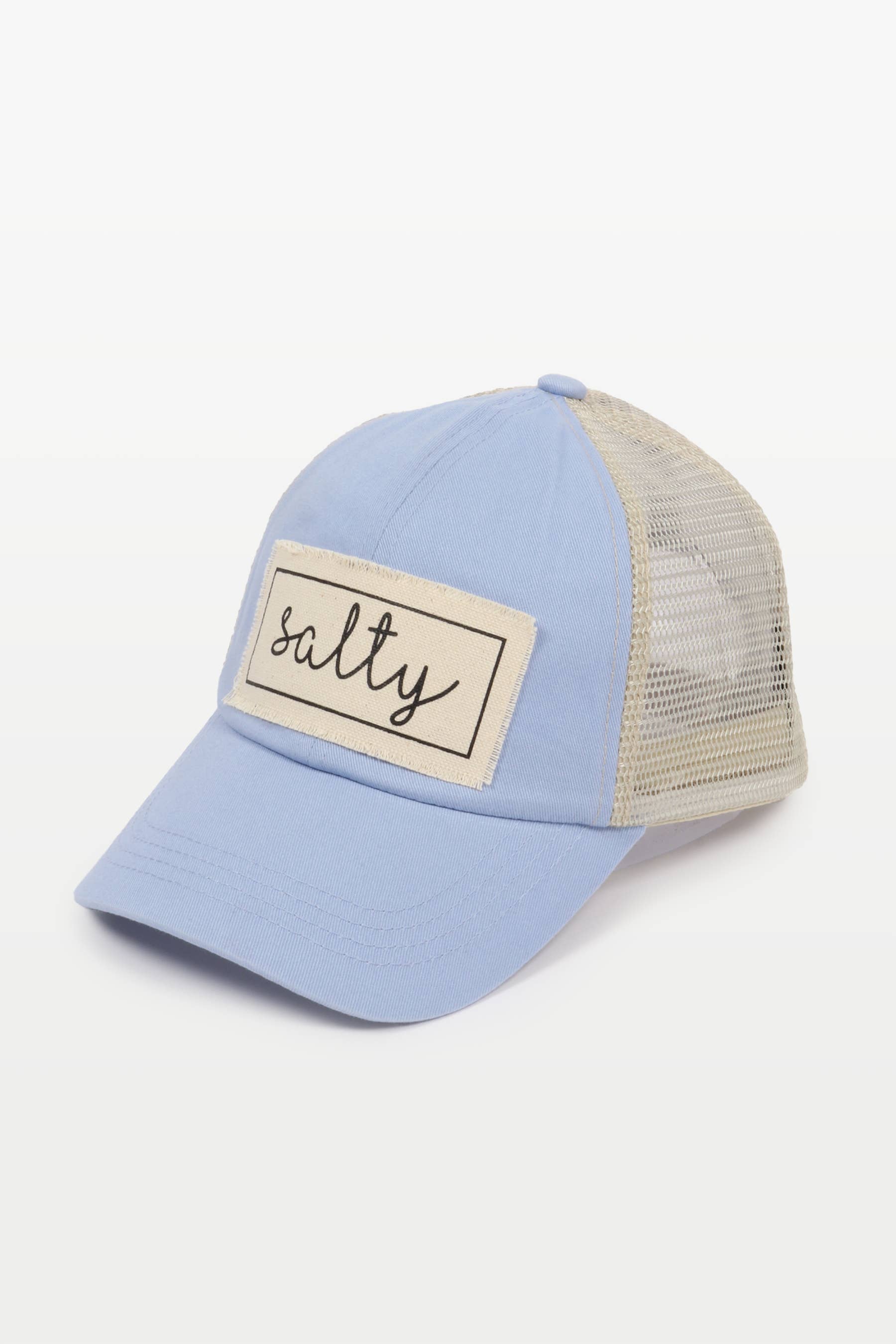 David And Young - Wholesale Baseball Cap - Women's - Salty Canvas Patch Mesh Back Baseball Cap10