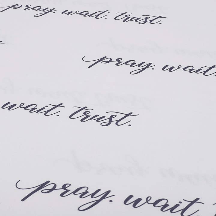 Swanson Christian Products - Vente Châle – femme - Mode de prière châle - Prie Attends Fais confiance3