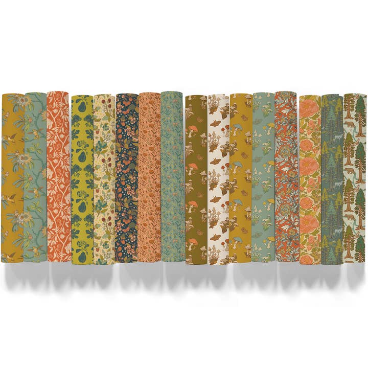 Mustard Beetle - Wholesale Wrapping paper roll - Recyclable Gift Wrap / Wrapping Paper: Flowering6