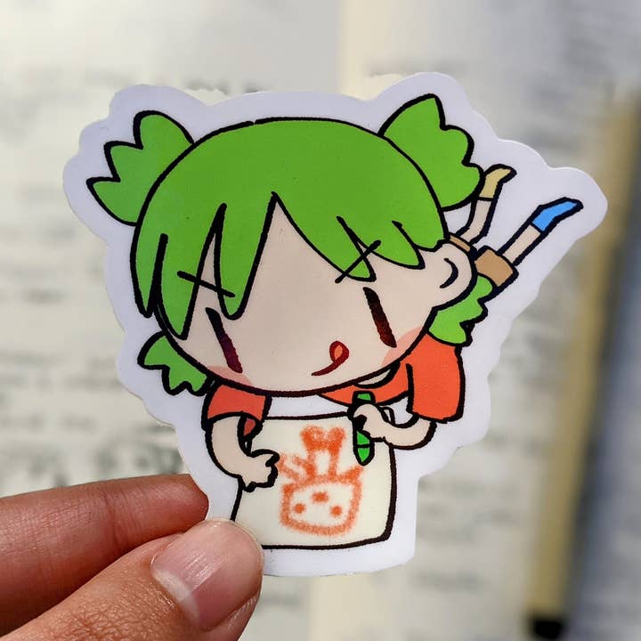 Yotsuba 3"x3" Glossy Vinyl Sticker for wholesale by waifuarts