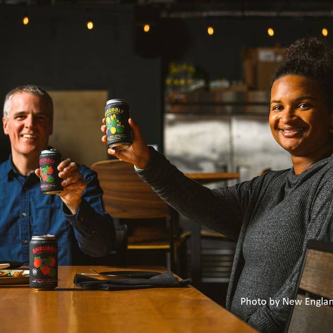 Shrubbly - Wholesale Sparkling Water - Lemon + Ginger + Aronia Berry Shrubbly