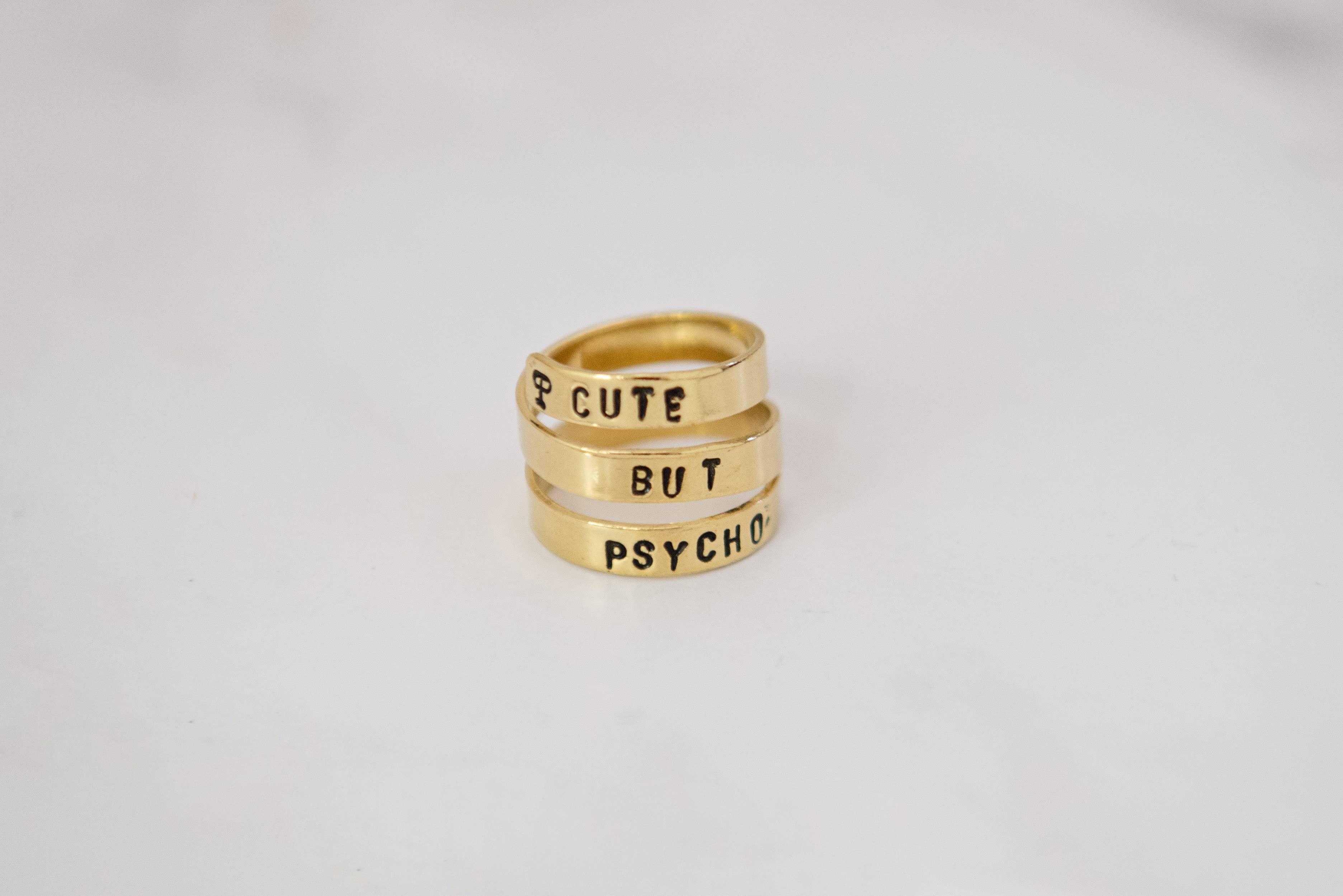 Loti jewels - Wholesale Band/Stacked Ring - ROUND BRASS RING WITH ENGRAVING14