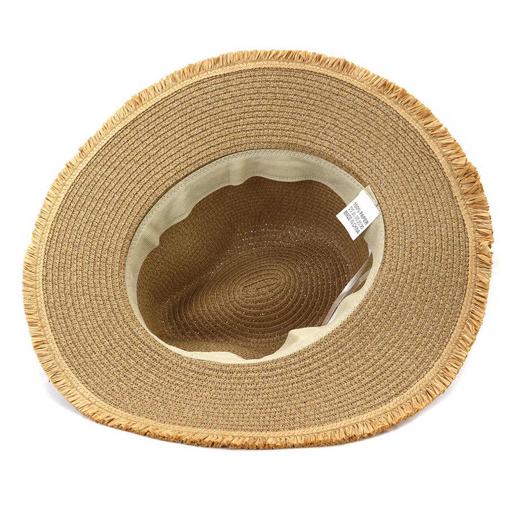 Suzie Q USA - Wholesale Straw Hat - Women's - New Outdoor Travel Shading Rough Jazz Straw Hat6