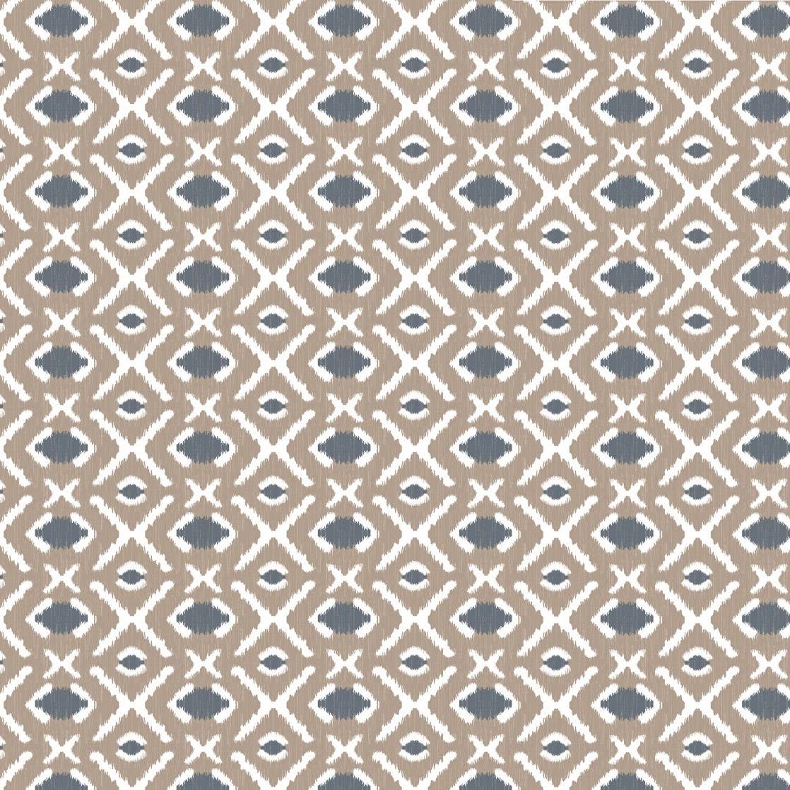 Vidal Tecidos - Wholesale Tapestry/Textile - Fabric Resinado Ikat Bege0