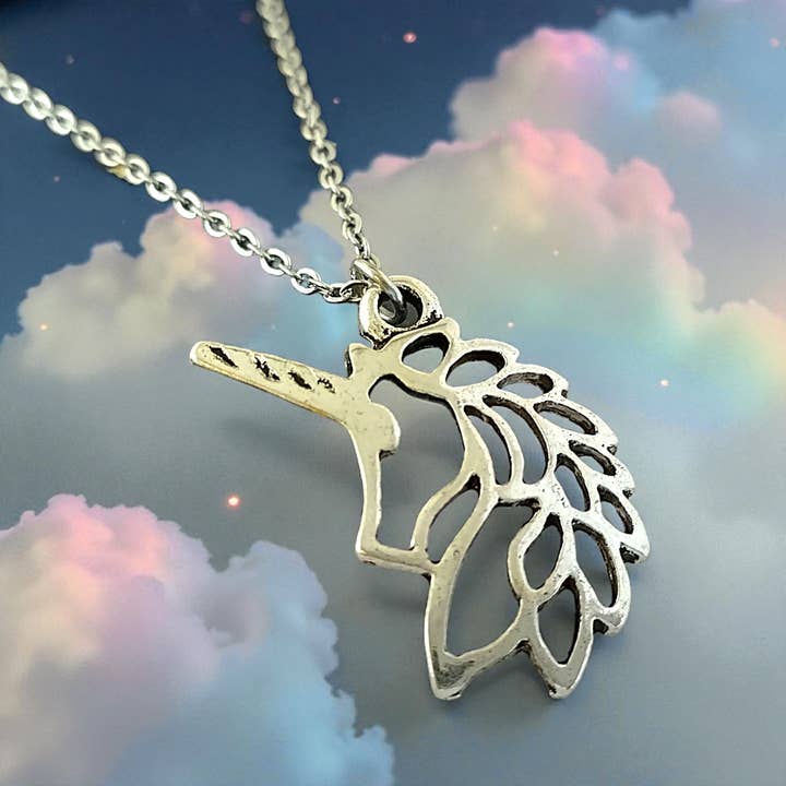 Kid's Unicorn Necklace for wholesale by Piccadilly Pendants