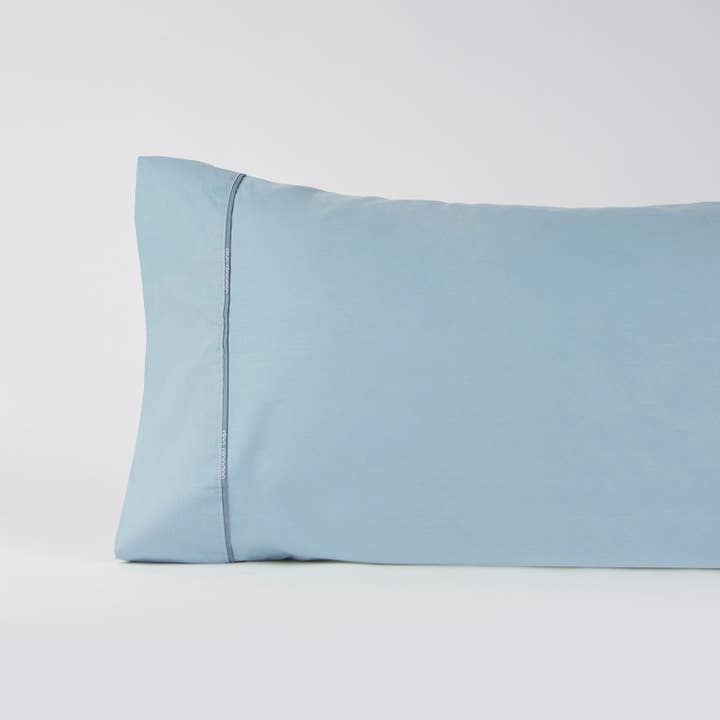 Blue Percal Cielo Don Algodon Pillow Cover for wholesale on Faire1