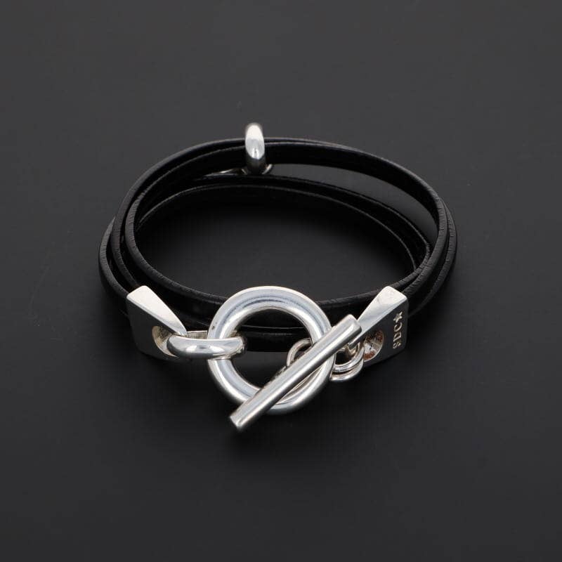 SECRET DE CUIR - Vendita all'ingrosso Bracciale a polsino - Bracciale No. 87 a doppio giro8