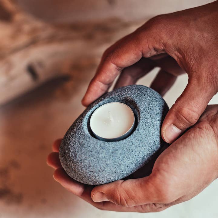 Cozy Home Ideas - Wholesale Candle holder - Candle holder "Stone imitation"1