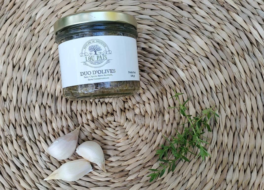 Lou Païs - Wholesale Olives - Duo of Olives - Provençal Recipe - 100g1