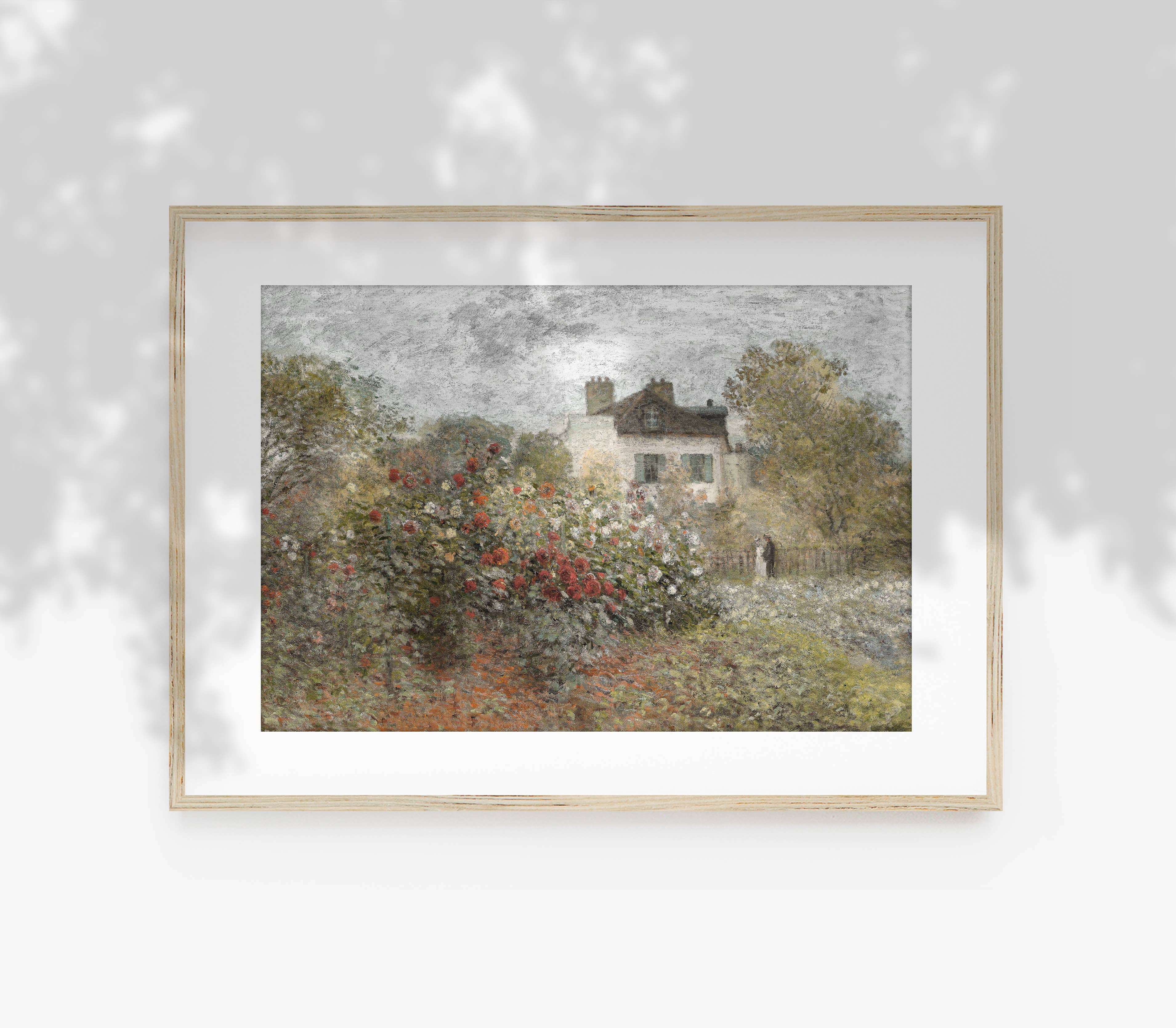 Hyggely – Großhandel Kunstdruck – Cottage-Blumenölgemälde | Gedämpfter Landschaftskunstdruck L2242