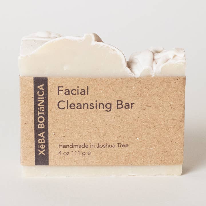 Facial Cleansing Bar Soap - Herbaceous Scent for wholesale by XēBA BOTáNICA
