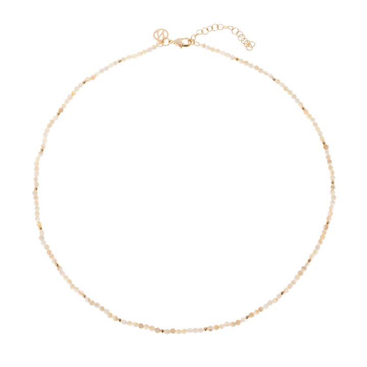 Collier Hampton neck 45 beige pour la vente par Nora Norway