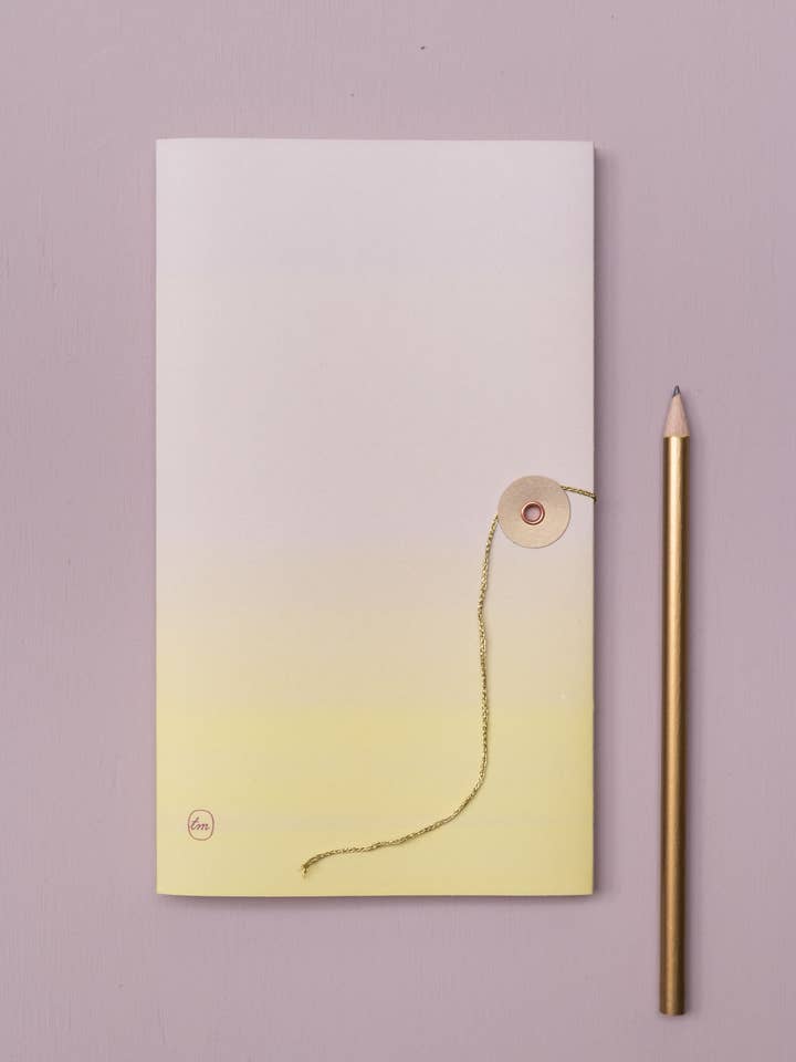 Notitieboek met Japanse sluiting - Orchid Lemon voor wholesale door Tinne Mia