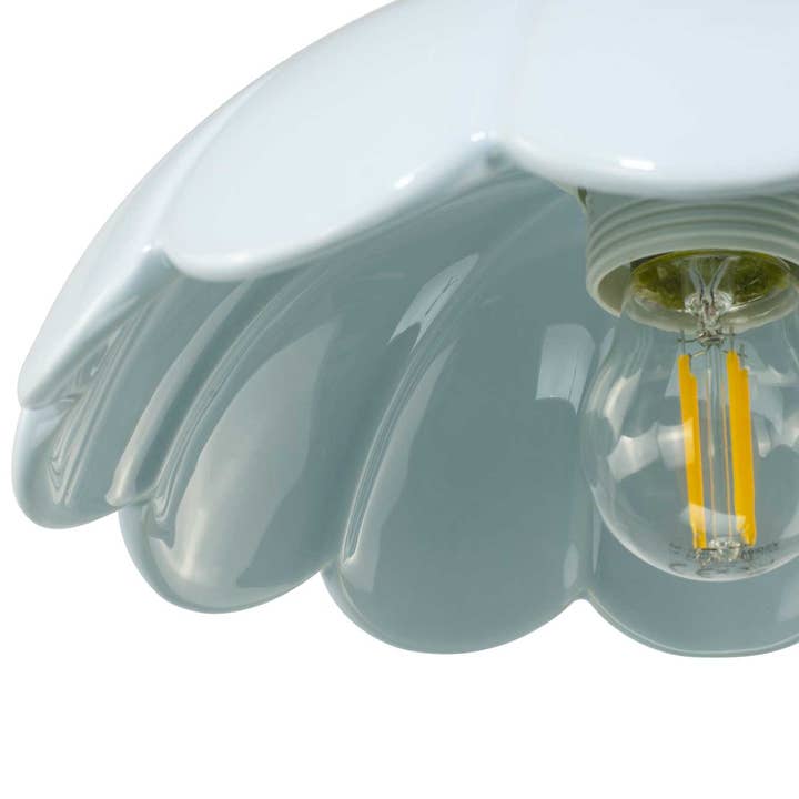 C-Création - Wholesale Chandelier/Hanging Light - Claris colored ceramic pendant and textile cord22