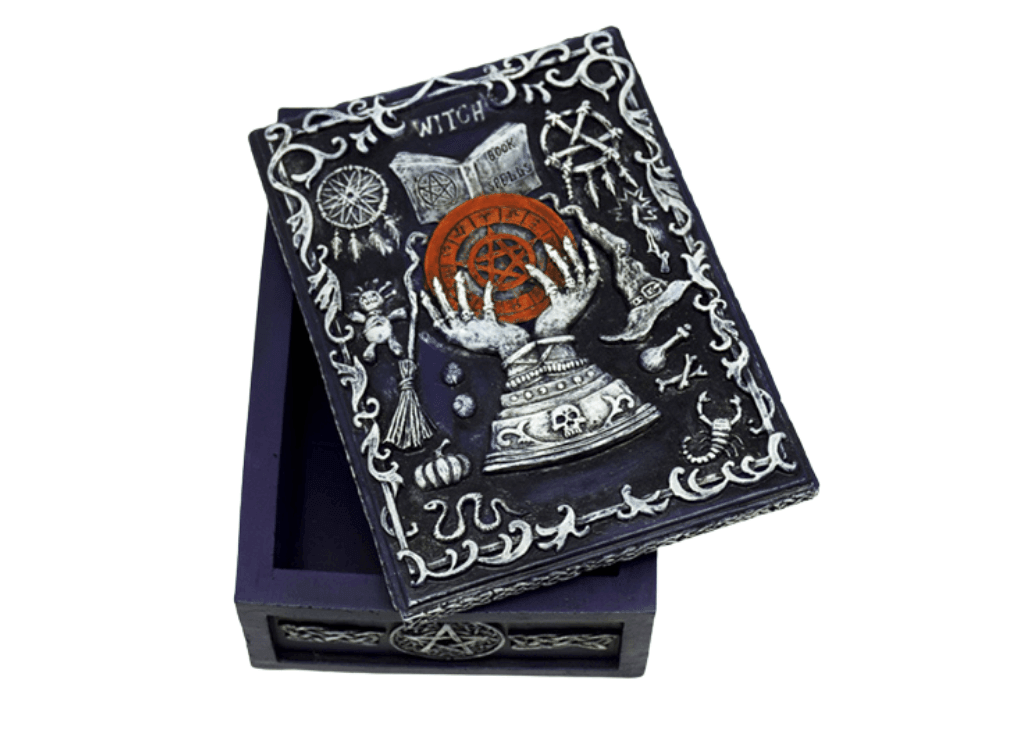 Down To Earth - Vente Boîtes décoratives - Boîte à tarot du Livre des Sorts0
