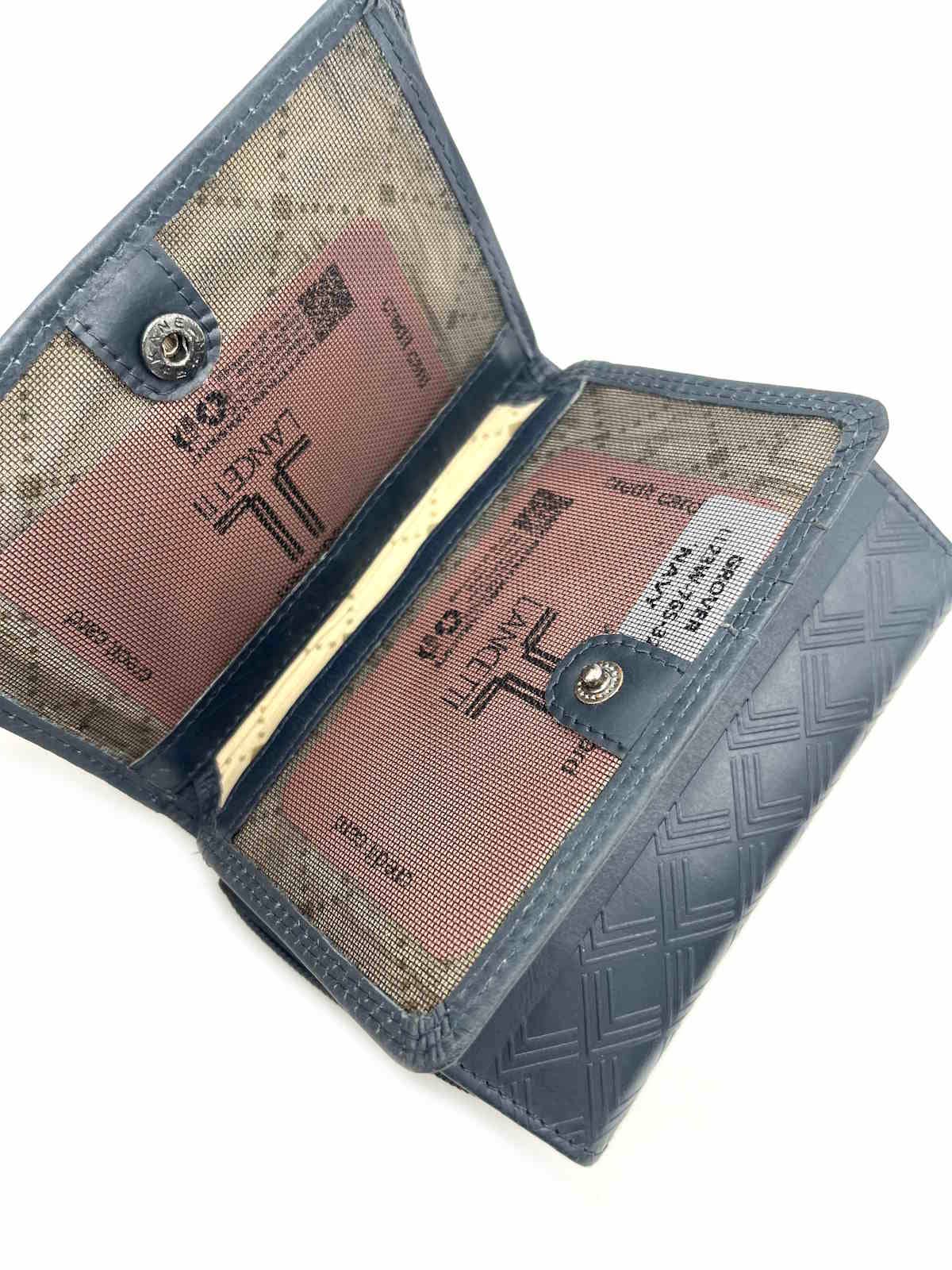 Suie Valentini srl - Vendita all'ingrosso Portafogli - Donna - Portafoglio in vera pelle, Brand Lancetti, art. LL23765-325