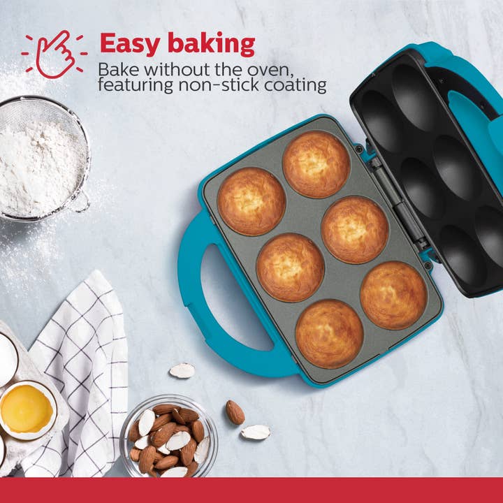 Holstein Housewares - Wholesale Kitchen Appliance - Holstein Housewares Cupcake Maker 6 Full Size Muffins20