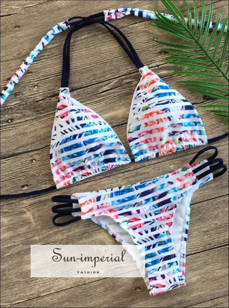 Sun Imperial - Wholesale Two Piece Swimsuit - Women's - Floral Print Bikinis new Swimwear Women Swimsuit Beach1