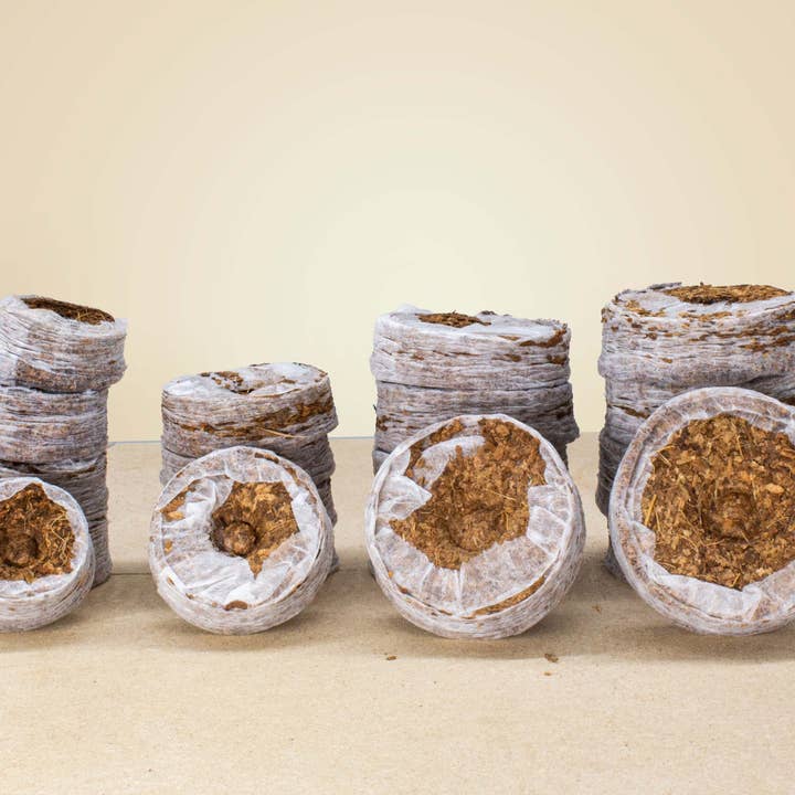 CoirProducts.co.uk of Salike Limited – Engroshandel Plantefrø – 25 mm kokosmønter | Bedst til frøspiring
