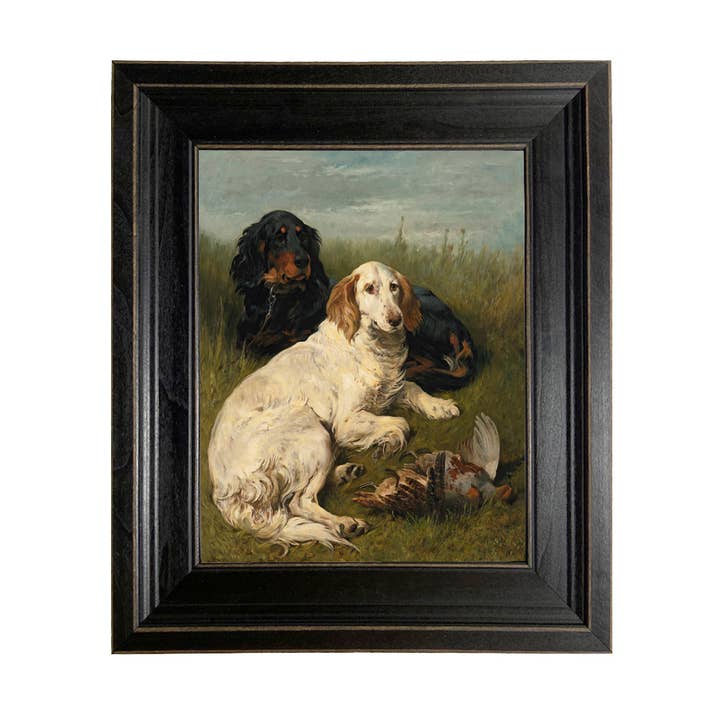 Madison Bay Co. - Historical Home Decor Reproductions – Impressão artística por atacado – Impressão de Pintura Vintage de Cão de Caça de Um Dia1